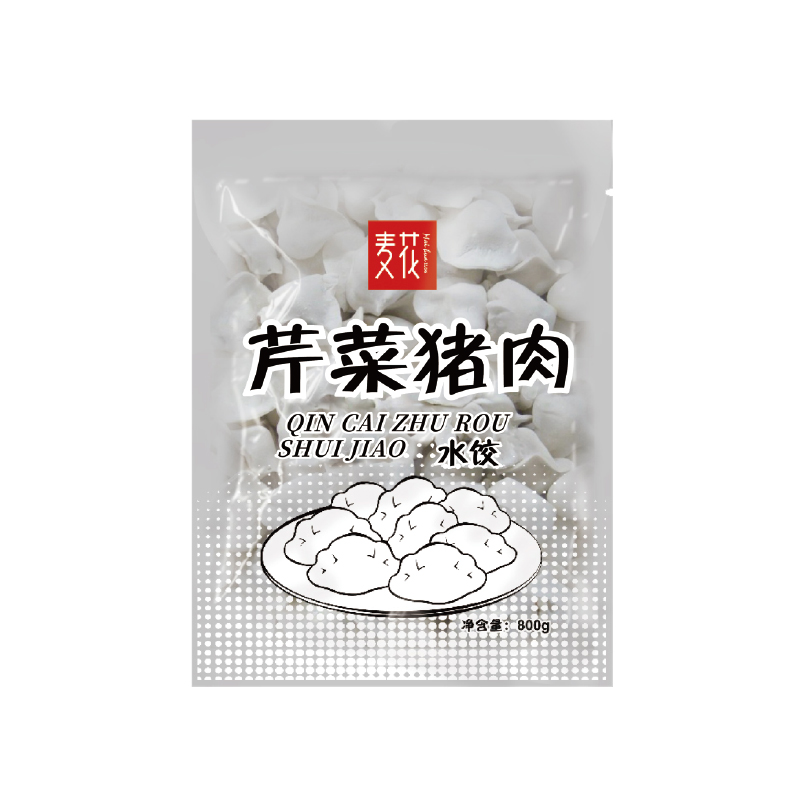 800g芹菜猪肉水饺