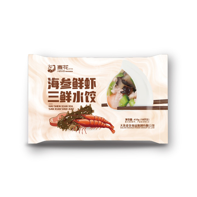 410g海参鲜虾三鲜水饺