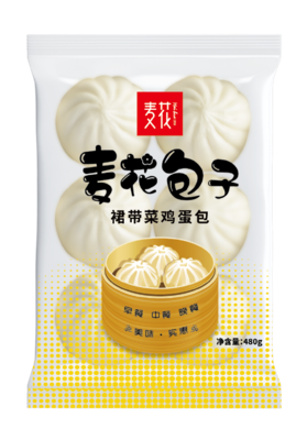 480g裙带菜鸡蛋包子